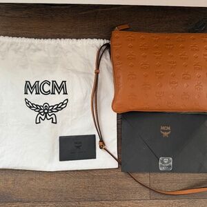 Used MCM Aren Crossbody Bag